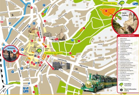 Coburg Sehenswürdigkeiten mit der Bimmelbahn entdecken